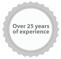 Over-25yrs-of-experience badge